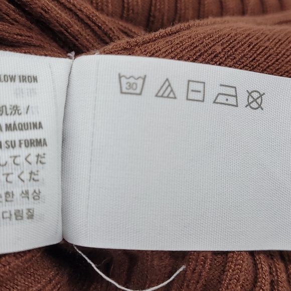 Abercrombie & Fitch Womens Brown Sweater V-Neck Tank Size Xl - Picture 7 of 11